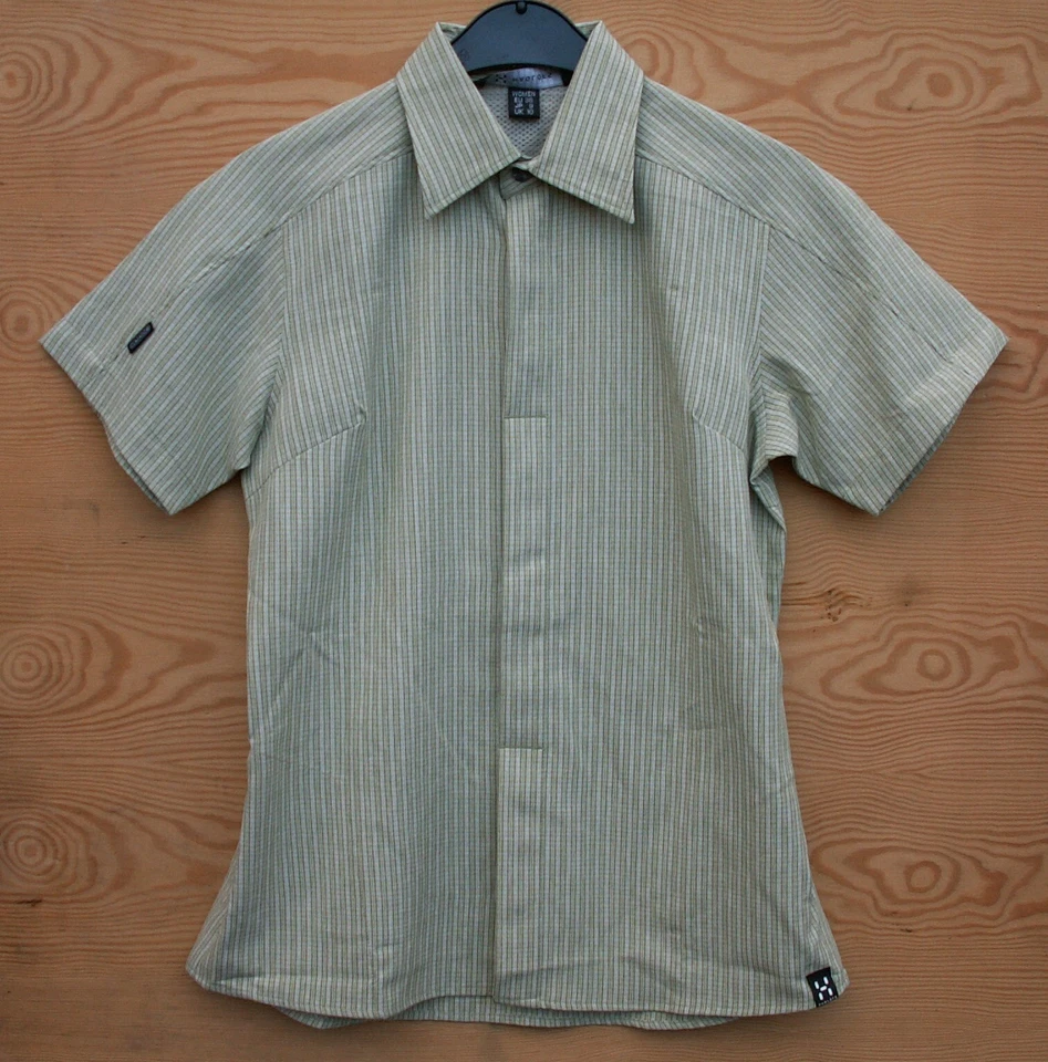 Camisa Haglöfs Thor Cuadrada Q SS Mujer Damas Blusa Funcional Talla 36 Foto 1 de 1