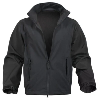 Rothco Black Soft Shell Uniform Jacket - Image 1 of 2