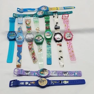 VTG Disney Plastic Watches Lot of 11 Jungle book Pocahontas FOR PARTS REPAIR - Picture 1 of 10