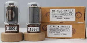 6L6WGB 5881 HYTRON Side Made in USA Amplitrex Tested Qty 1MP #110001 110002 - Picture 1 of 10