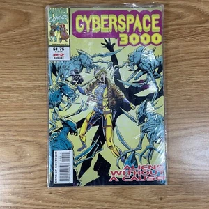 CYBERSPACE 3000-VOL 1.NO.2-AUGUST 1993-MARVEL-ALIENS WITHOUT A CAUSE - Picture 1 of 2