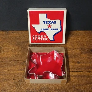 Cortador de galletas vintage Texas Lone Star "Cooky Cutter" en caja original 1981 - Imagen 1 de 5