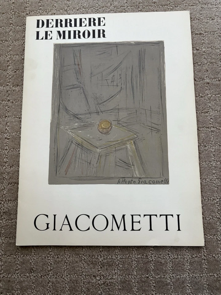 Derriere le Miroir 65, Alberto Giacometti lithographs, Maeght1954 vintageINV2107 - Image 1 of 4