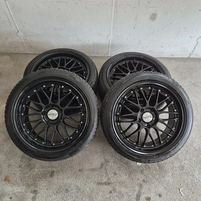 4x 18 Zoll Alufelgen 18 Zoll Dotz BMW 1er 3er e46 E90 E92 225/40R18 7,5mm 5x120 - Bild 1 von 4