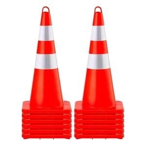 12 pack traffic cones security cones 28 inch - Picture 1 of 3