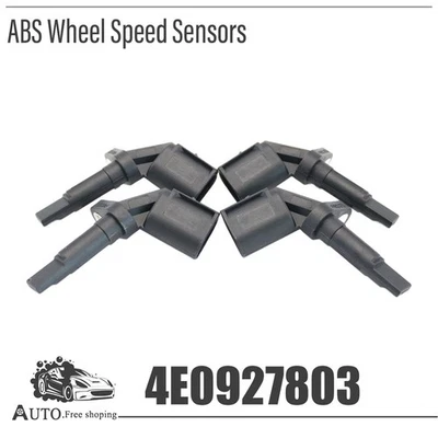 4x Fits Audi A4 A5 A6 A8 Quattro Q5 RS7 S4 ABS Wheel Speed Sensors Front or Rear - Image 1 of 4