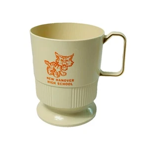 Taza de café de plástico vintage nueva Hanover High School Wilmington NC Sweetheart - Imagen 1 de 5