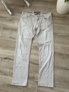 Pantalones Jacob Cohen 688 Edición Limitada Hombre Lujo Premium Beige Talla W36 - Imagen 1 de 16