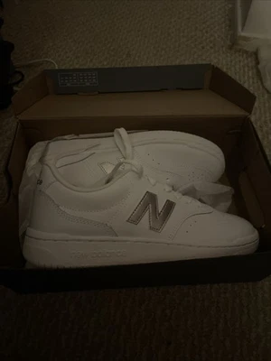 Zapatillas New Balance 80 W Blanco/Plateado Colección Primavera 2024 Talla 10 Foto 1 de 4