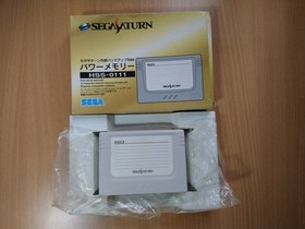 SS Sega Saturn - Power Memory Cartridge (White) (HSS-0138) (Boxed) GAME STORAGE