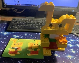 Lego Duplo Hase Osterhase mit Bauanleitung 21 Teile - sehr gut - Bild 1 von 4
