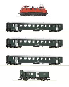 Roco H0 61494 ÖBB juego de trenes Rh 1670 + vagón de rayas "DCC Digital + sonido" NUEVO + EMBALAJE ORIGINAL - Imagen 1 de 1