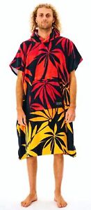 RIP CURL Combo Print Hooded Towel Red - Surf Poncho