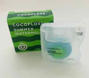 Cocofloss Fresh Coconuts Dental Floss Watermelon Coco Floss 🌴 🍉 - Picture 1 of 3