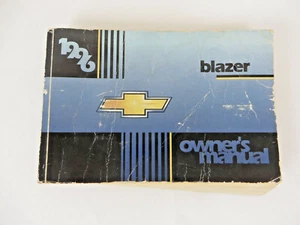 1996 Chevy Blazer Owner's Manual C9611  Chevrolet General Motors  - Picture 1 of 3