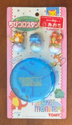 TOMY Pokemon Bulbasaur Charizard Raichu Roller Stamp Set POCKET MONSTERS (JAPAN) - Image 1 of 4