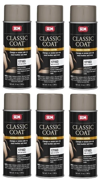 SEM 17163 Classic Coat Medium Dark Pewter for Interior Vinyl & Leather (6 Pack) - Image 1 of 1