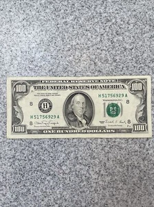 1990 $100 Hundred Dollar Bill Rare Federal Reserve Note Vintage 34 years old - Picture 1 of 8