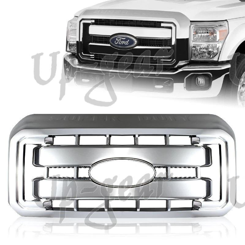 Cubierta superpuesta completa de rejilla cromada Super Duty para Ford F250 F350 F450 2011-2016 Foto 1 de 4