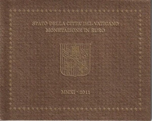 MDS VATIKAN VATICANO EURO-KMS 2011 "PAPST BENEDIKT XVI." IM FOLDER - Picture 1 of 3