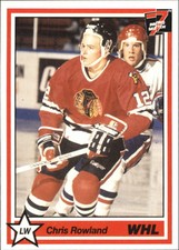 1990-91 7th Inning Sketch WHL #310 Chris Rowland