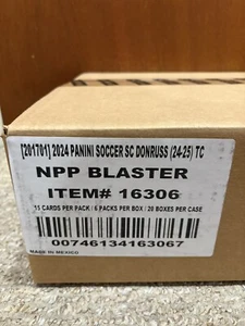 2024-25 Panini Donruss Soccer Blaster Box Case Of 20 Boxes New Sealed - Picture 1 of 3