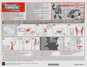 Transformers Animated Autobot Ratchet Anleitung Hasbro 2008 - Bild 1 von 1