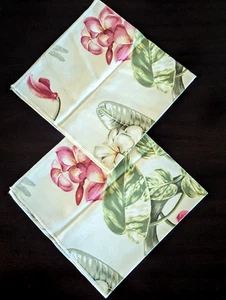 Rose Tree Napkins Set of 2  Floral Cottage Shabby French Country NWT - Picture 1 of 5