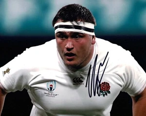 Jamie GEORGE Signed Autograph England Rugby Hooker RUGBY 10x8 Photo 4 AFTAL COA - Picture 1 of 1