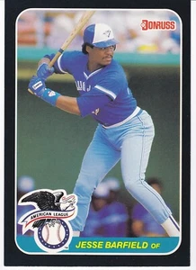 JUMBO 1987 Donruss Action All-Stars Large Baseball Card Jesse Barfield #23 - Picture 1 of 2