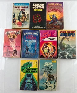 Andre Norton Lot of 9 Sci-Fi 1970's, 1980's Vintage Paperbacks - Picture 1 of 18