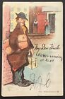 Bum My Dear Uncle Vintage Comic UDB Postcard Posted 1907 No Stamp