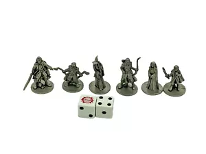 Monopoly Lord of The Rings Replacement TOKENS Set of 6 And 2 Dice - Picture 1 of 3