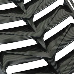 Rear Window Louver Sunshade Rear Windshield Decorative Car Cover For - Picture 1 of 22