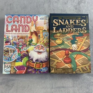 NUEVO Paquete Candy Land and Traditions Serpientes y Escaleras Hasbro Cardinal - Imagen 1 de 8
