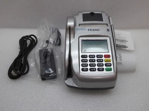 First Data FD200ti Touch Screen Credit Card Terminal - Picture 1 of 7