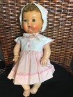 Tiny Tears Doll American Character Rock a Bye Eyes Hard Vinyl Head Soft Body 13”