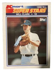 1990 Topps Kmart Super Stars #1 Will Clark San Francisco Giants
