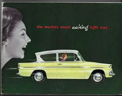 Ford Anglia 105E 1960-61 UK Market Foldout Sales Brochure Standard De Luxe - Image 1 of 2