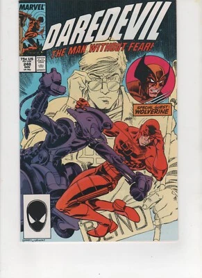 Daredevil #248, Wolverine Guest, 1st Appearance Bushwacker, NM 9.4, 1987, Scans - Image 1 of 2