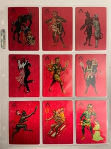 Krampus: Inked Nightmares, Part 1 - 9 card set on metal (Attic Cards 2018)