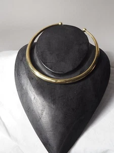 Gold Hard Choker. Minimalist Design Hard Choker. Boho Choker. - Picture 1 of 6