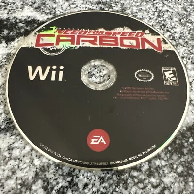 Need for Speed: Carbon (Nintendo Wii, 2006) Disc Only Comes In Blank Case - Image 1 of 2