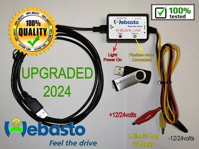 WEBASTO v3.0 DIAGNOSTIC INTERFACE USB Thermo Test E P Z C V EVO AIR TOP AIR - Imagen 1 de 4