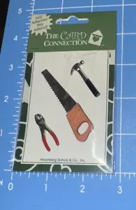 Craft The Card Collection  - Tools Hammer, Pliers & Saw - Picture 1 of 2