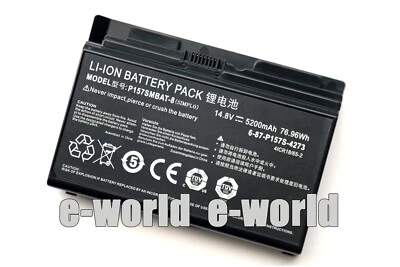 Batería Original P157SMBAT-8 para Clevo P157SM P177SM-A NP8250 NP8258 K780E K780S Foto 1 de 2