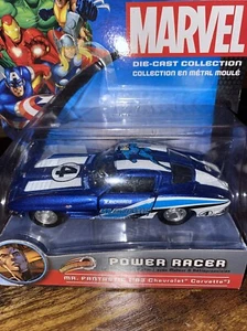 Maisto Power Racer Marvel MR. Fantastic 1963 Corvette 1/48 Scale - Picture 1 of 10