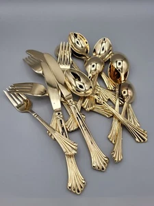 WM Rogers & Son GOLDEN ROYAL PLUME BESCHÄDIGT Besteck Posten gemischt Beschreibung lesen  - Bild 1 von 6