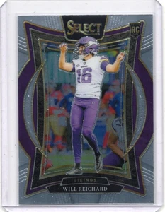 2024 Panini Select - Will Reichard Concourse (RC) #21 Minnesota Vikings - Picture 1 of 2