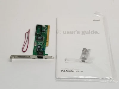 Microsoft MN-130 Broadband Networking 10/100 Ethernet PCI Adapter - Image 1 of 4